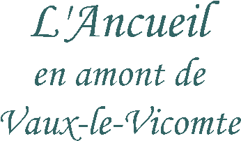 l'Ancueil en amont de Vaux-le-Vicomte