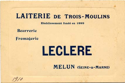 carte LECLERE