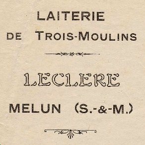 entête de lettre Leclere