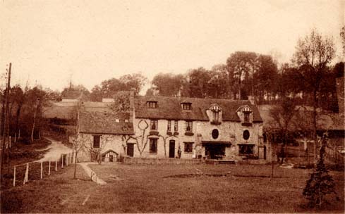 carte postale moulin de Pouilly à Moisenay