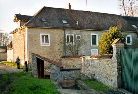 vue arrière du moulin