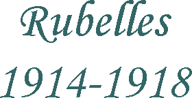 Rubelles 1914-1918