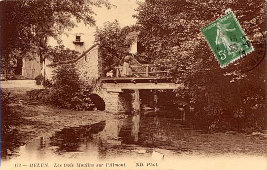 carte postale vers 1906