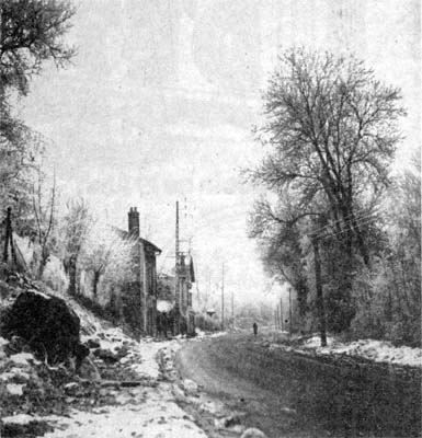 quartier lors de l'hiver 1959