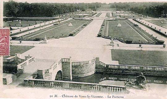 Carte postale ancienne du parc